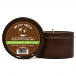 Earthly Body 3 in 1 Round Tin Massage Candle 6.8 oz 