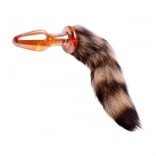 Fox Tail Glass Butt Plug