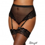 Tie-Back High Waist Panty & Garters