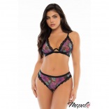 Floral 2 PC Bra & Thong MA8771