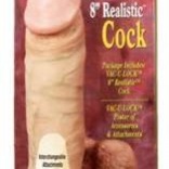 Vac-U-Loc 8" Realistic Cock